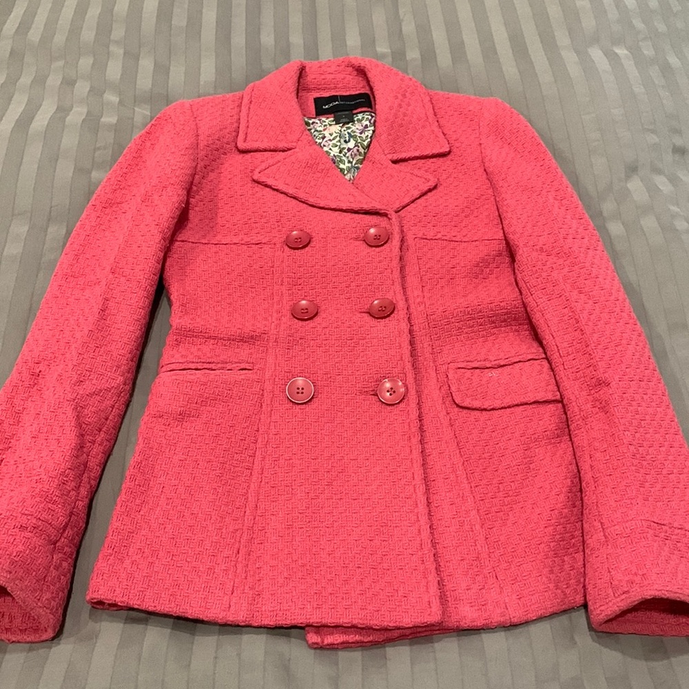 Dusty pink peacoat size S